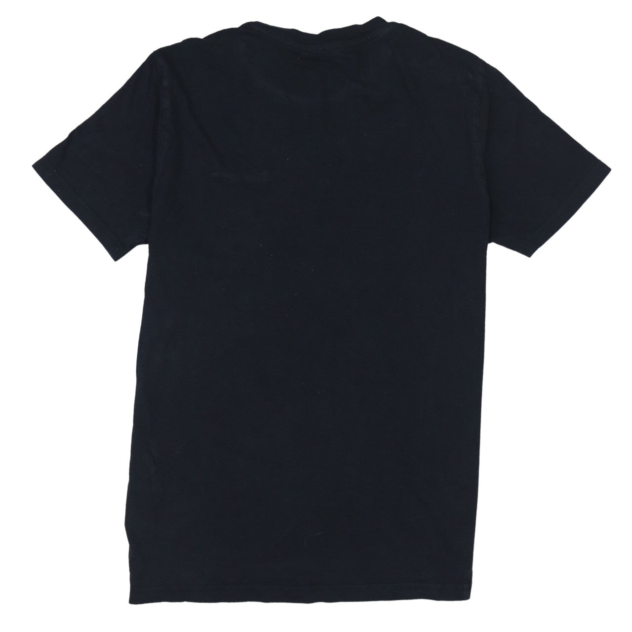 Champion Men's Black Small Crew Neck Cotton Sports T-Shirt
