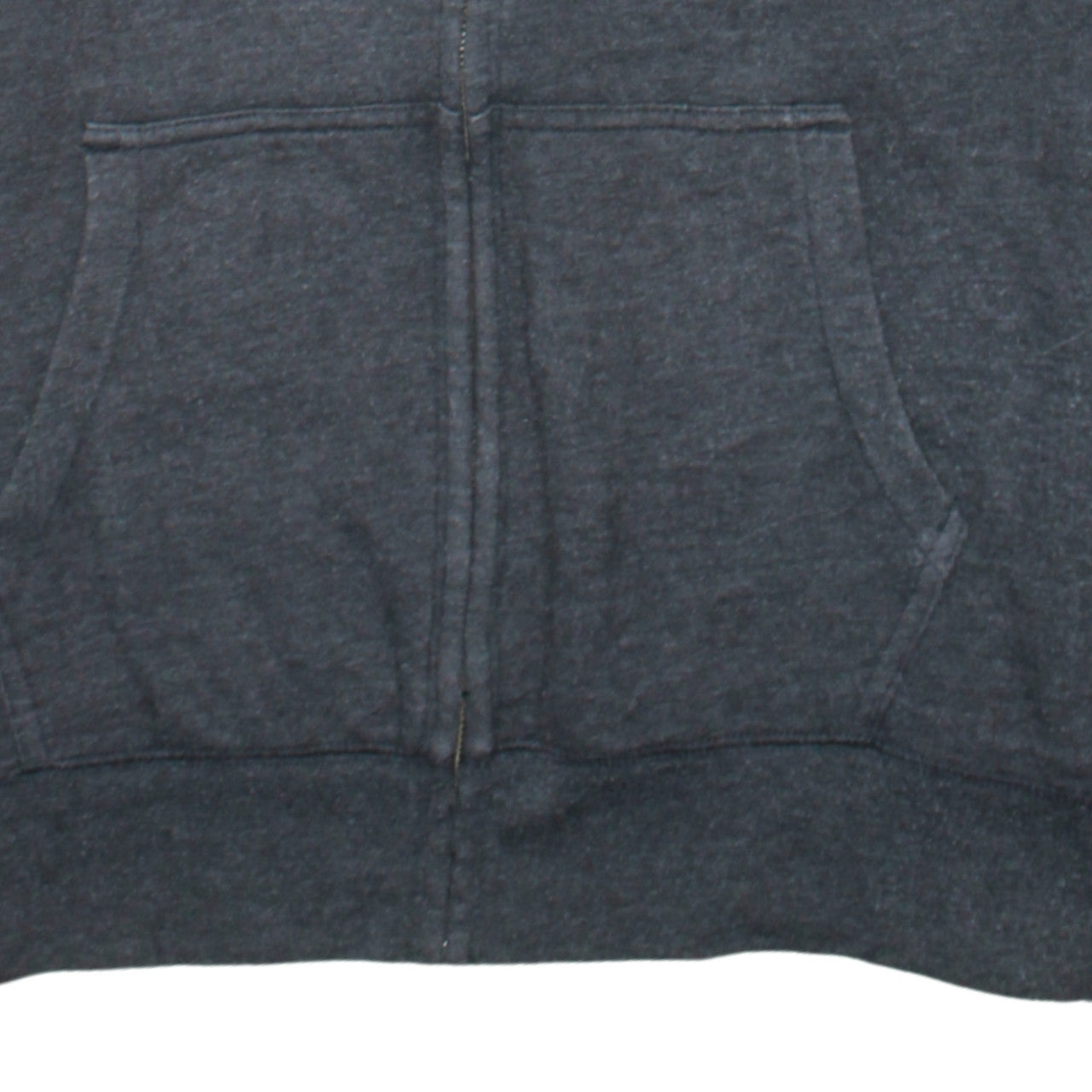 GAP Men’s Grey Full Zip Fleece Hoodie XL Regular Fit Logo Style