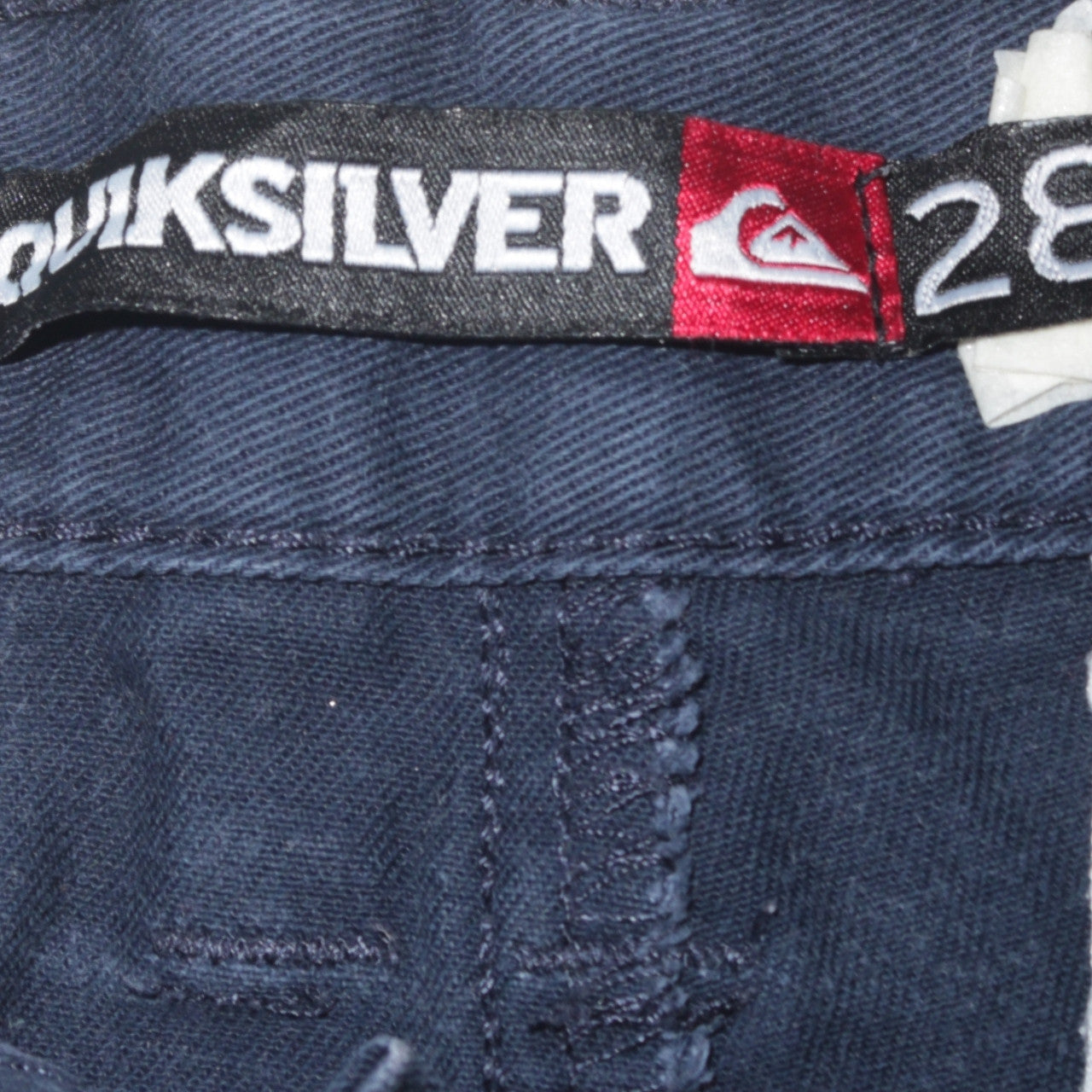 Quiksilver Men's Blue Chino Trousers Size 28 Regular Fit Cotton