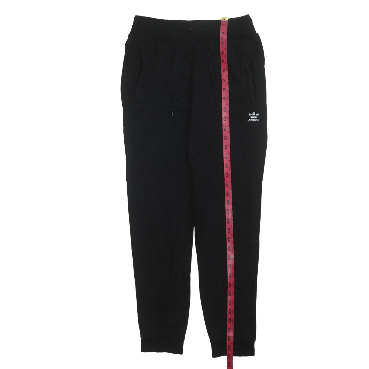 Adidas Womens Black Jogger Trousers Size 12 Fleece Casual