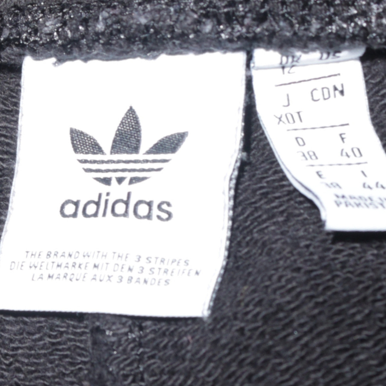 Adidas Womens Black Jogger Trousers Size 12 Fleece Casual
