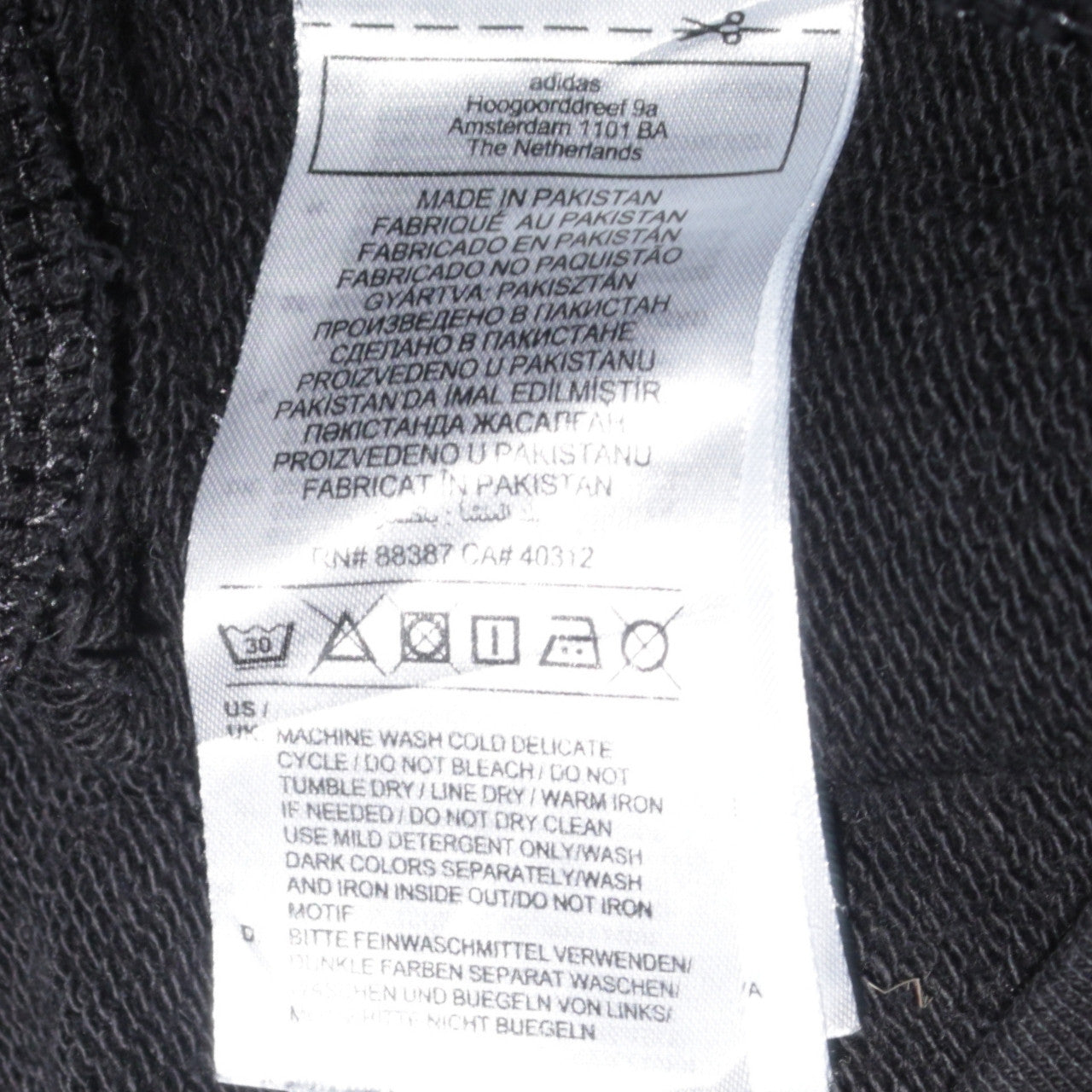 Adidas Womens Black Jogger Trousers Size 12 Fleece Casual