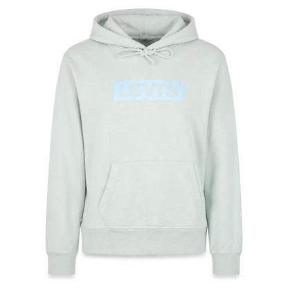 Levi's Women's Light Beige Logo Pullover Hoodie Size S
