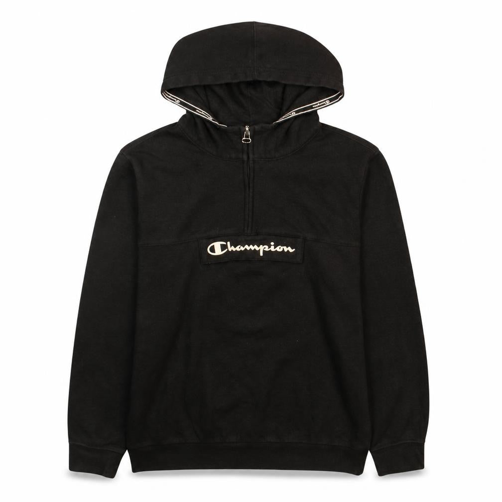 Champion Boys Black Pullover Hoodie 13-14 Years Logo Fleece Sweatshirt