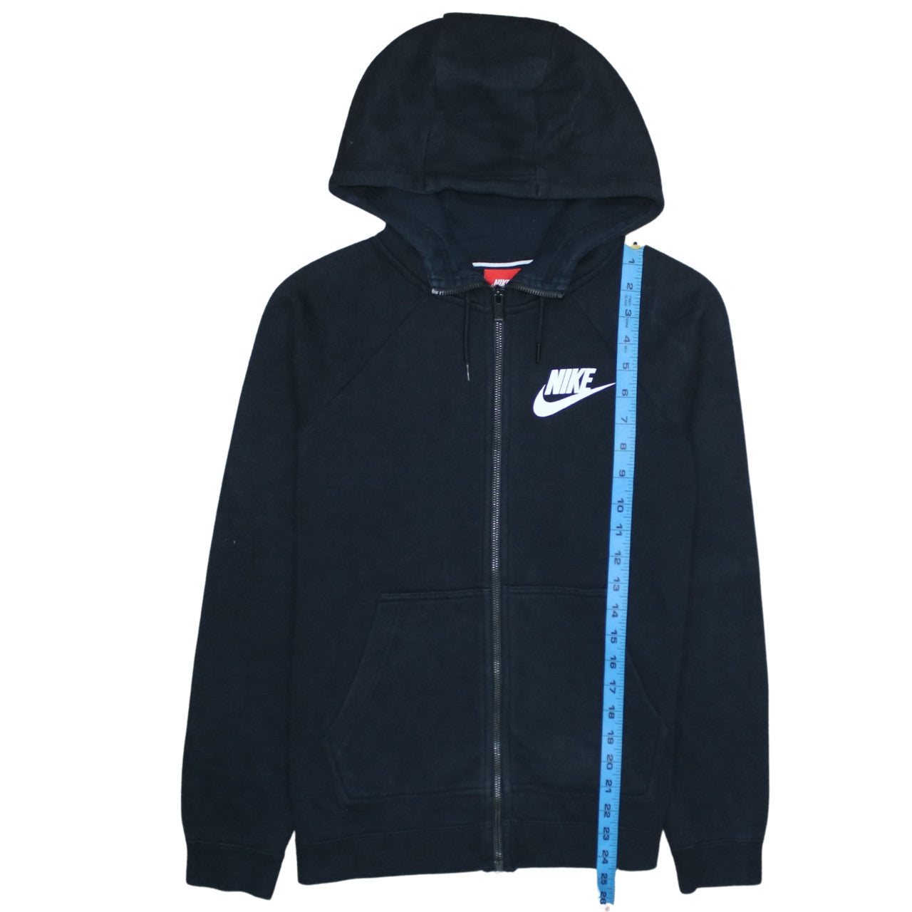 Nike Women's Black Full Zip Hoodie Small Hooded Sweatshirt