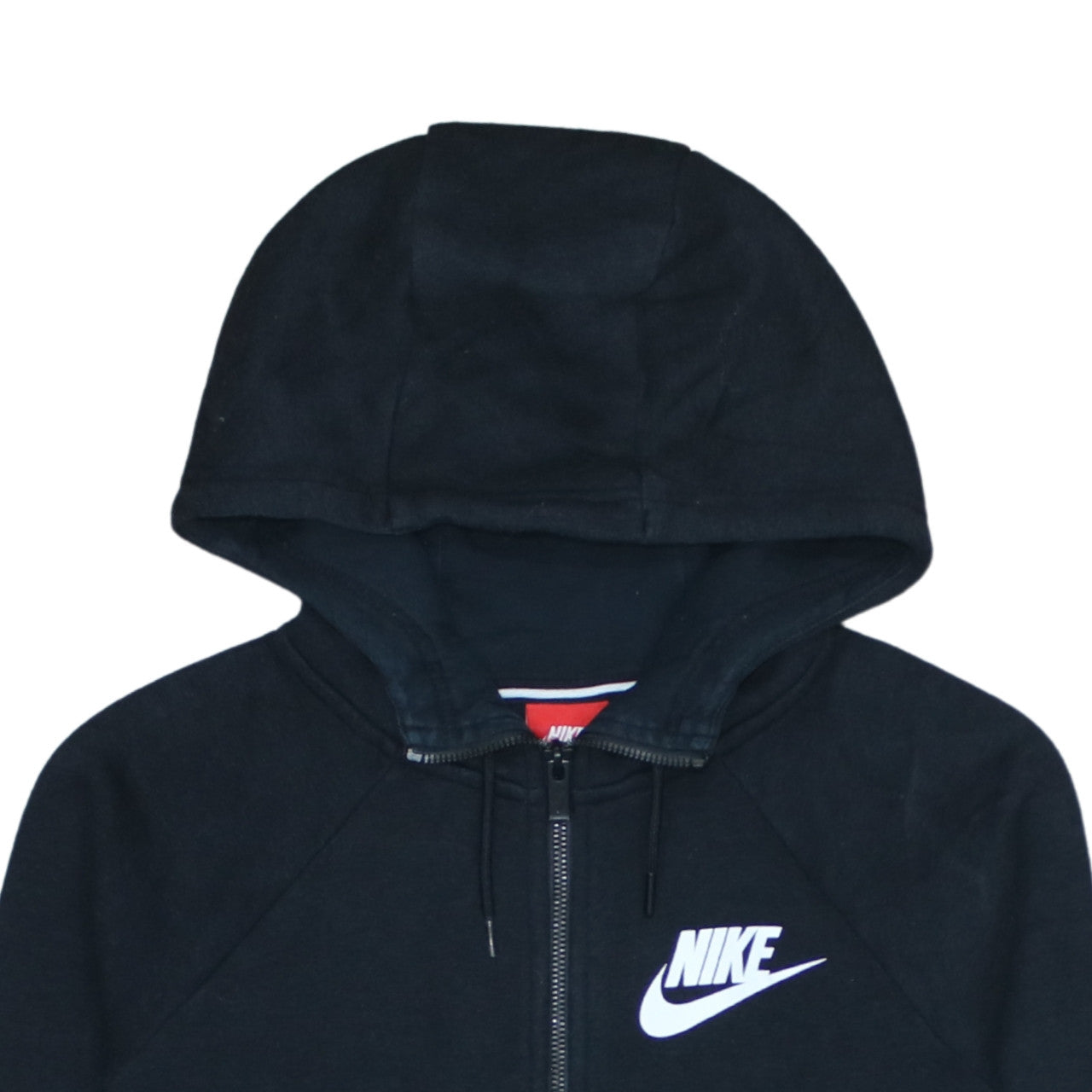 Nike Women's Black Full Zip Hoodie Small Hooded Sweatshirt