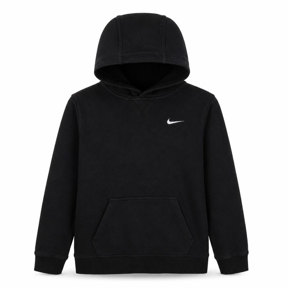 Nike Boys Black Pullover Fleece Hoodie XL 13-15 Years Hooded Sweatshirt
