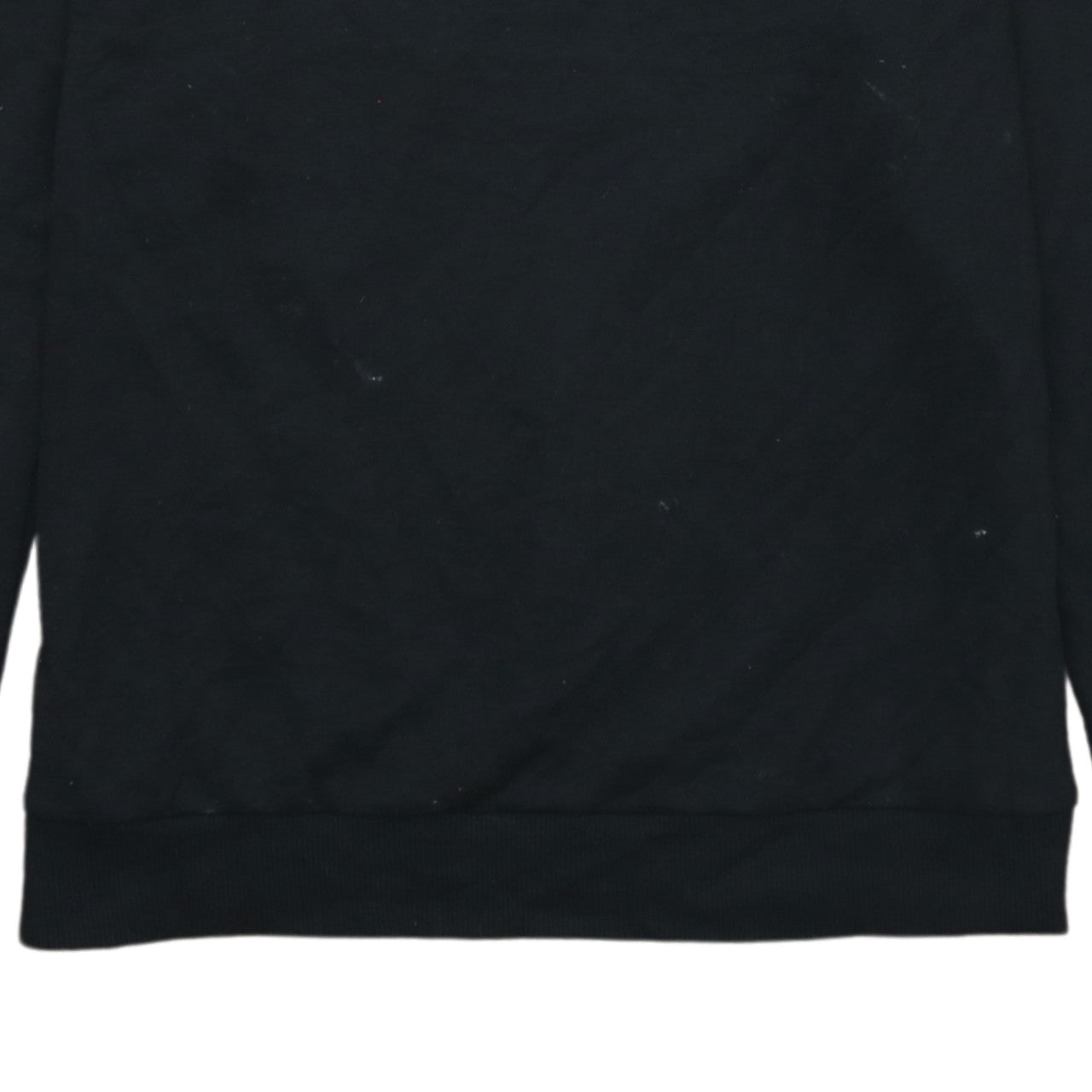 Adidas Womens Black Crew Neck Logo Sweatshirt Size L 16-18