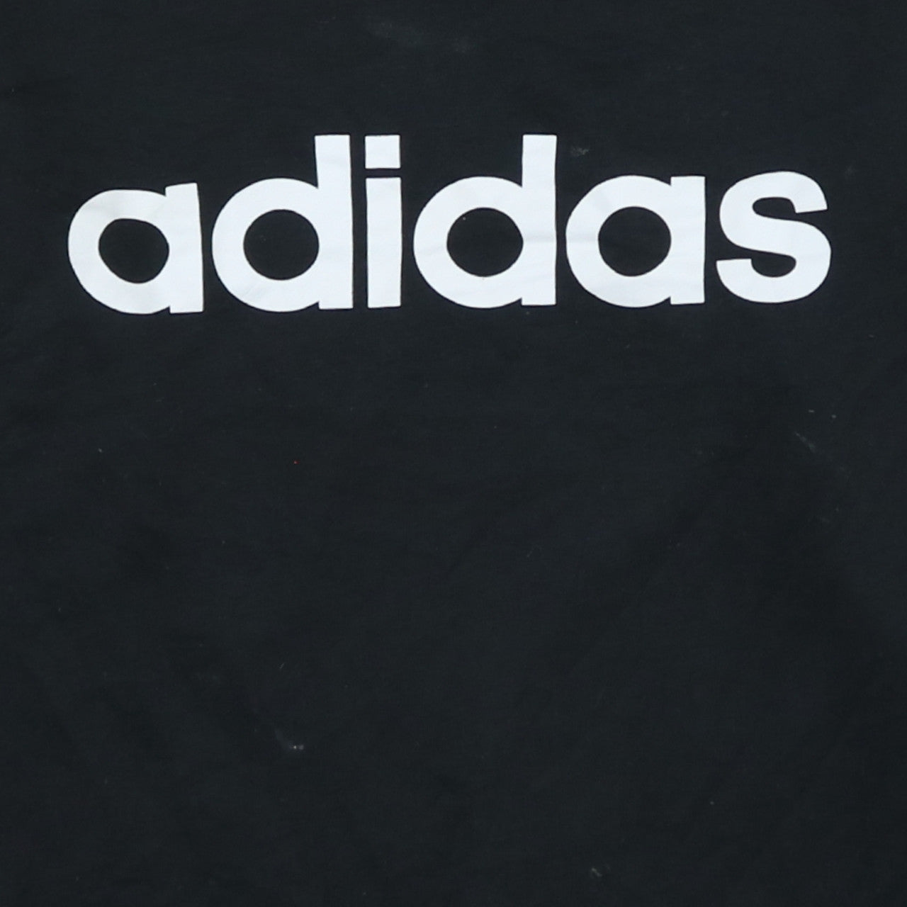 Adidas Womens Black Crew Neck Logo Sweatshirt Size L 16-18