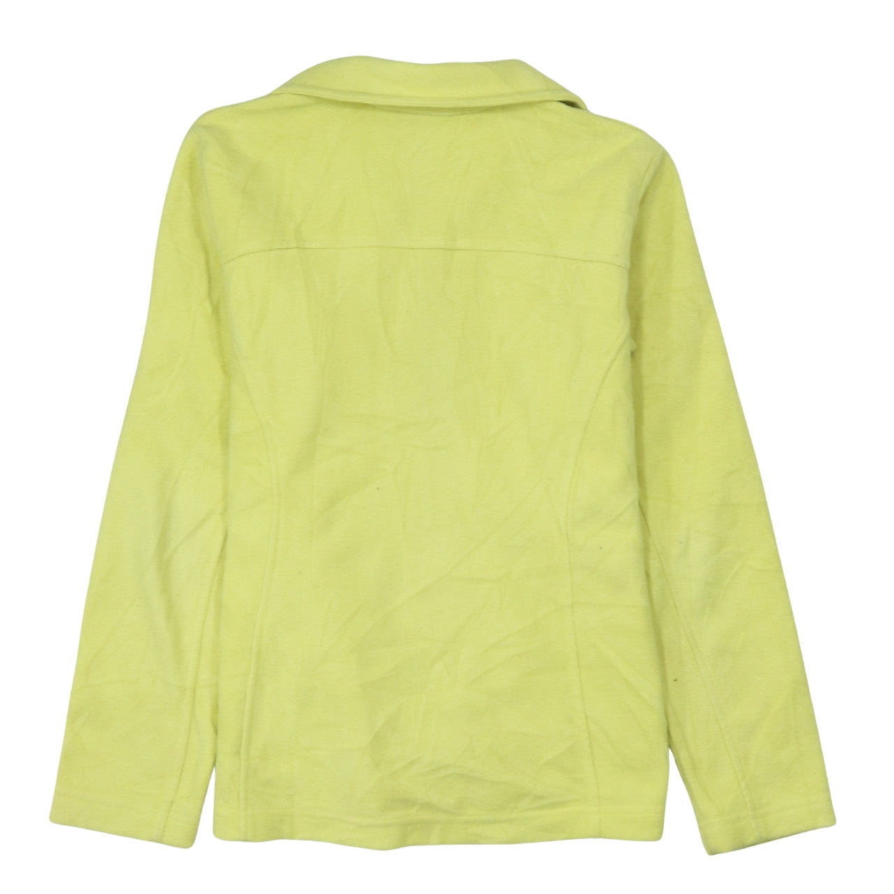 Columbia Women's Yellow Fleece Full Zip Jacket Size 14