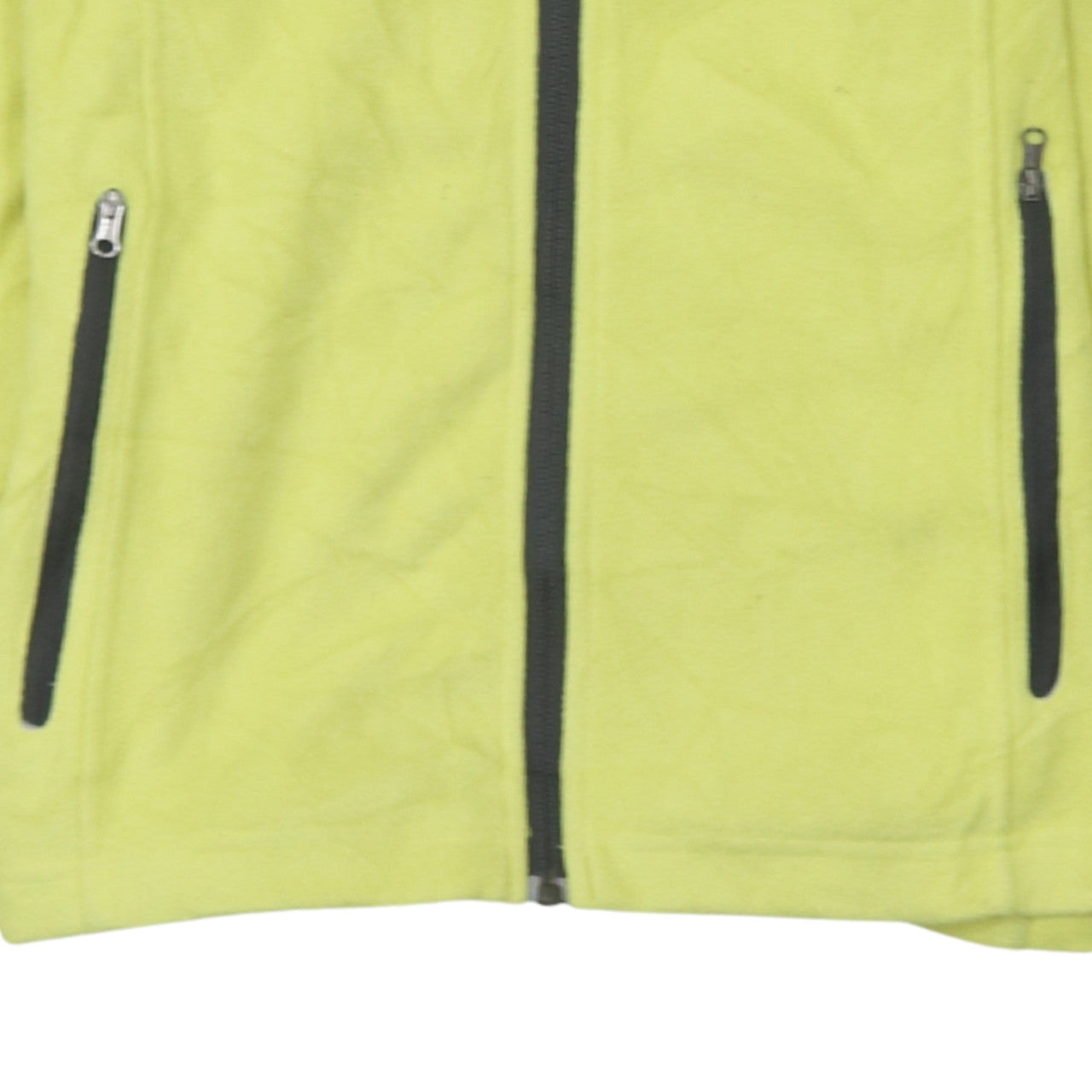Columbia Women's Yellow Fleece Full Zip Jacket Size 14