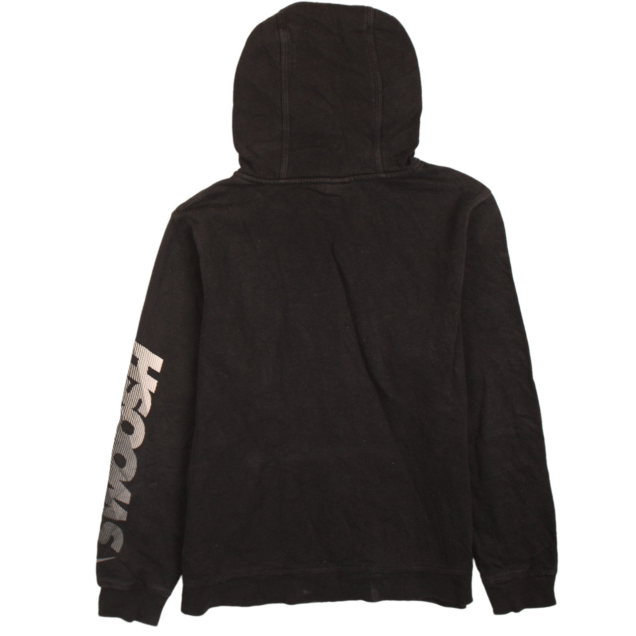 Nike Boys Black Pullover Hoodie 13-15 Years Graphic Logo Fleece Sweatshirt