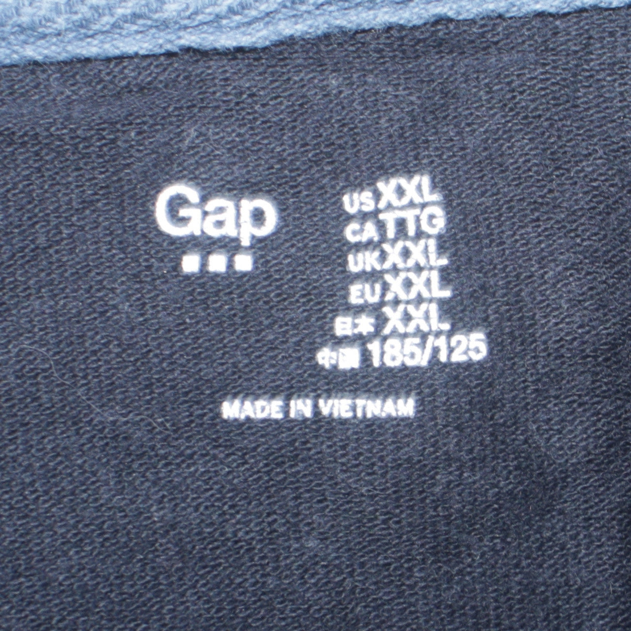 Gap Men's Black 2XL Cotton Short Sleeve Polo Shirt