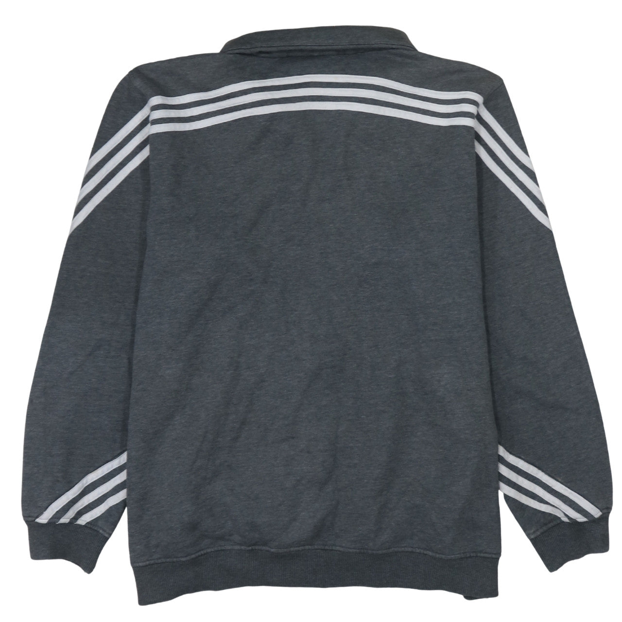 Adidas Men's Grey XL Track Jacket Full Zip Sportswear