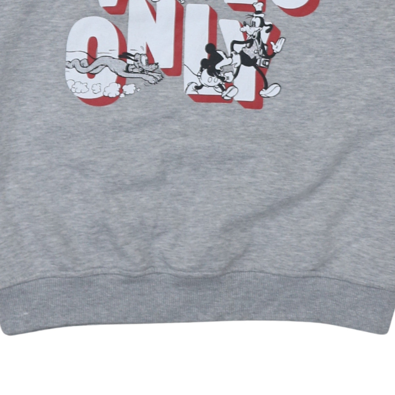 Primark Women Grey Disney Mickey Mouse Good Vibes Sweatshirt Size S