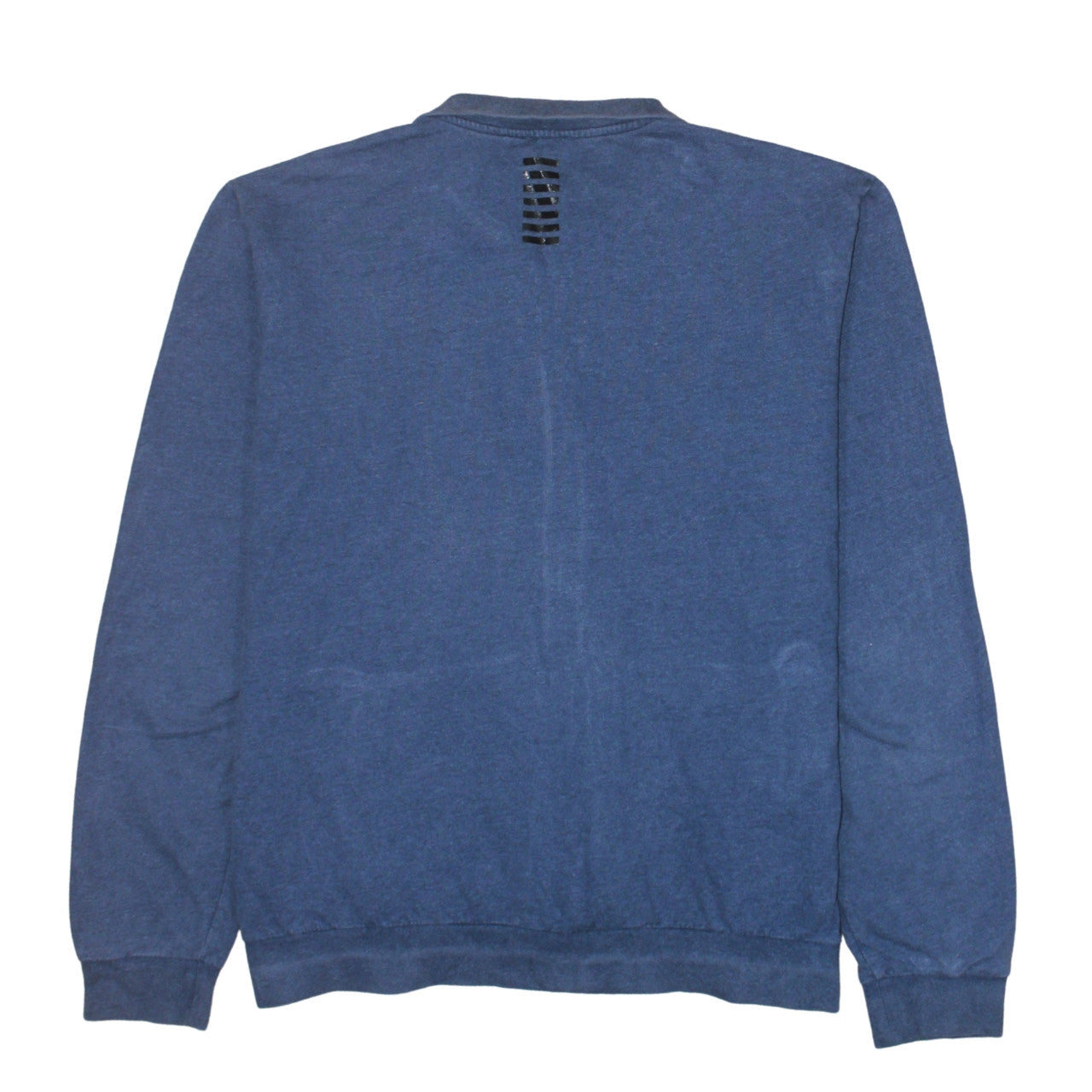 Emporio Armani EA7 Men's Blue XL Track Jacket Full Zip Cotton Blend