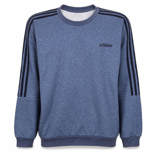 adidas Men's Blue Long Sleeve Crew Neck Sweatshirt Size L