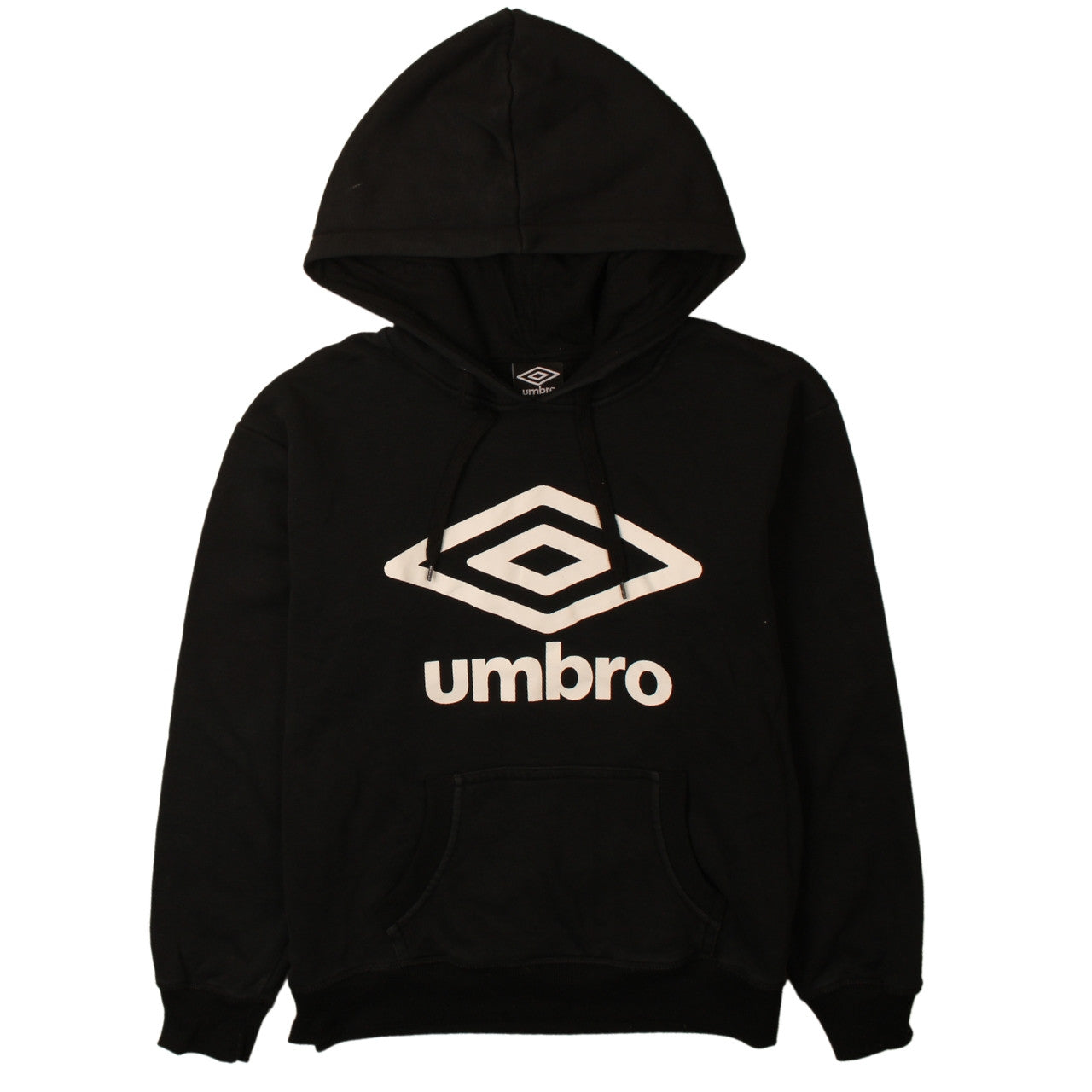 Umbro Men's Black Pullover Hoodie Small Graphic Sportswear