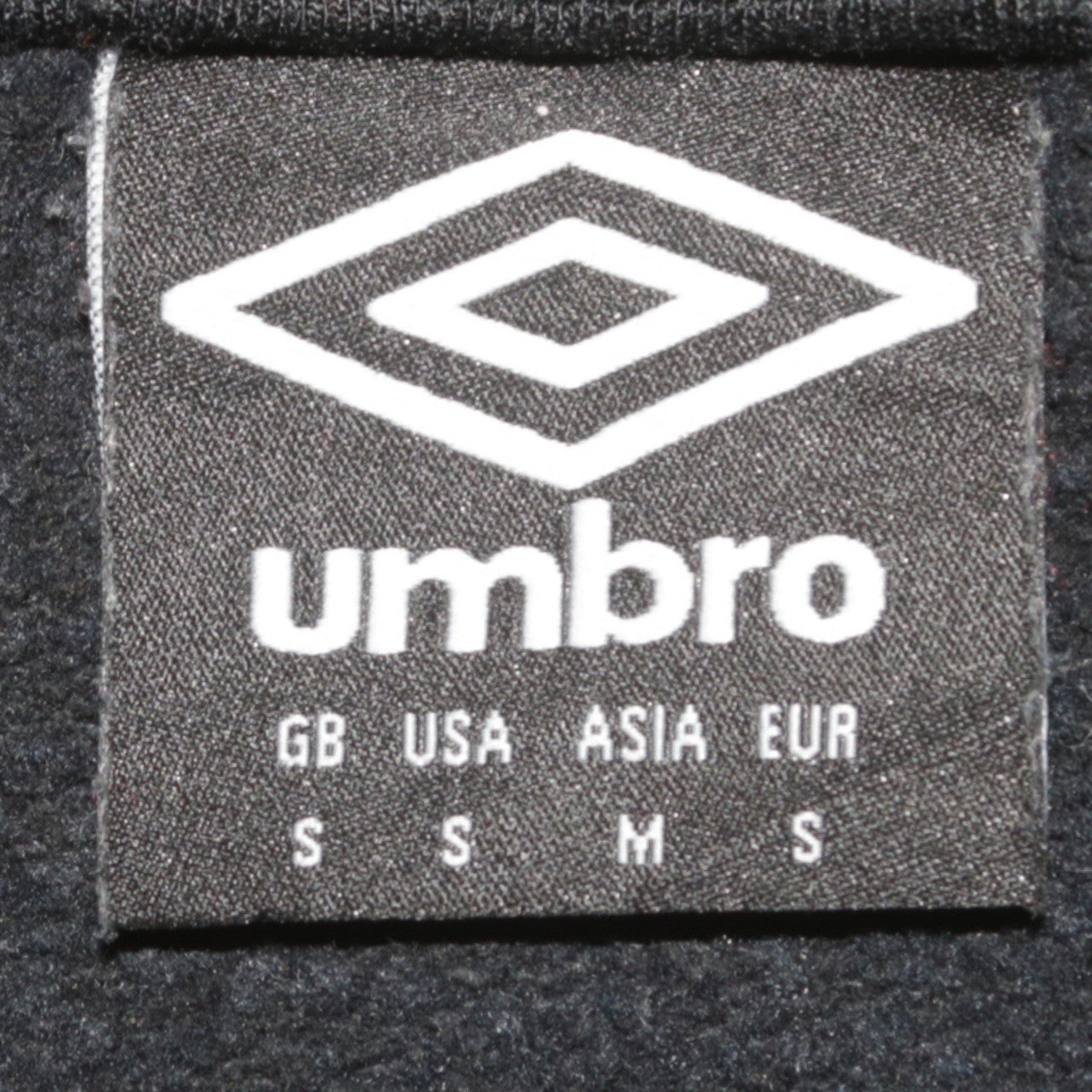 Umbro Men's Black Pullover Hoodie Small Graphic Sportswear