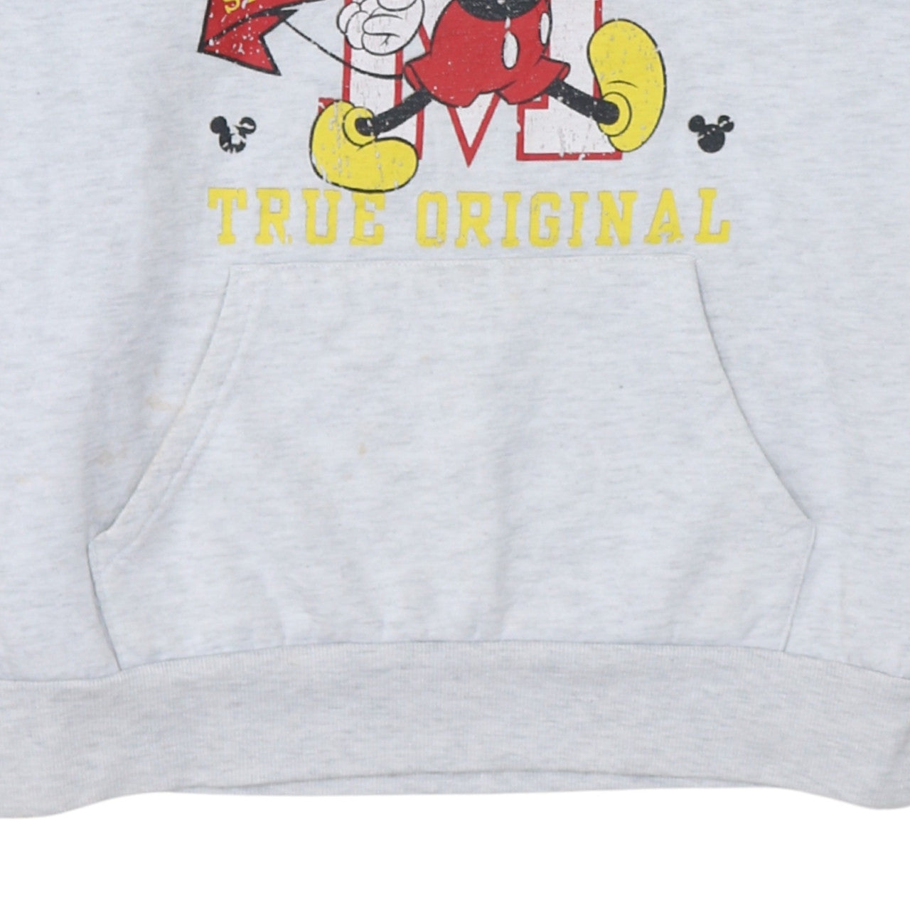 Primark Cares Women's Grey Mickey Mouse Pullover Hoodie Size S