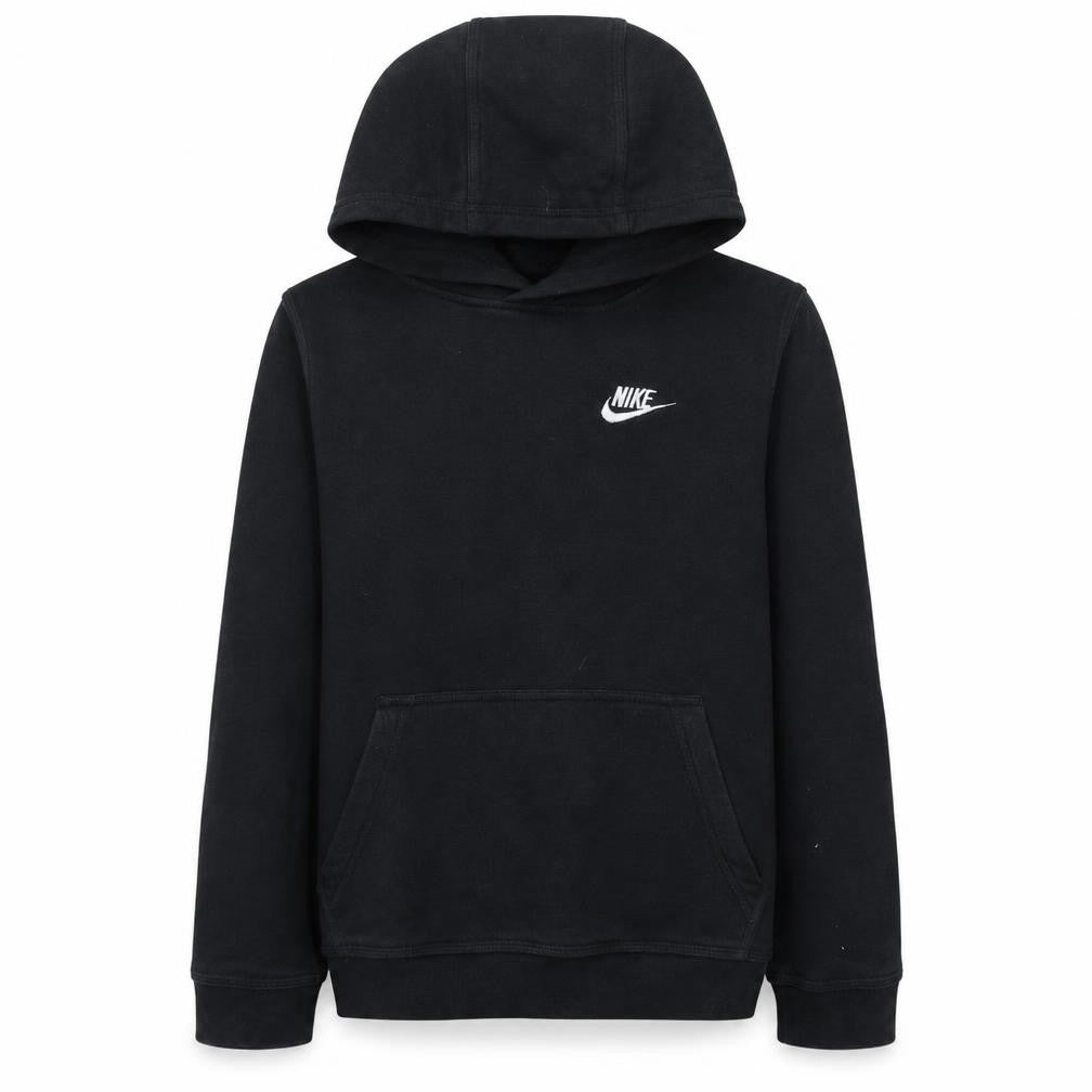 Nike Boys Black Pullover Hoodie L 147-158cm Fleece Sweatshirt