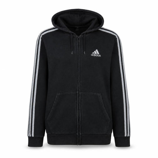 Adidas Men's Black Small Full Zip Hoodie Sweatshirt