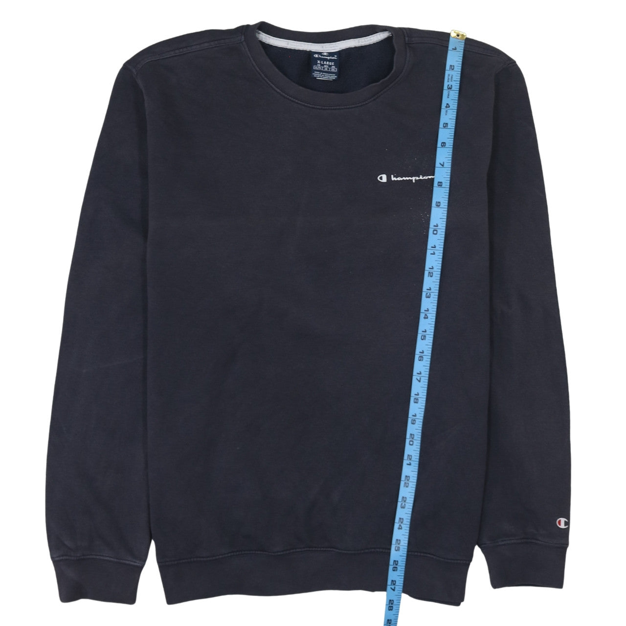 Champion Men's Black XL Pullover Crew Neck Sweatshirt