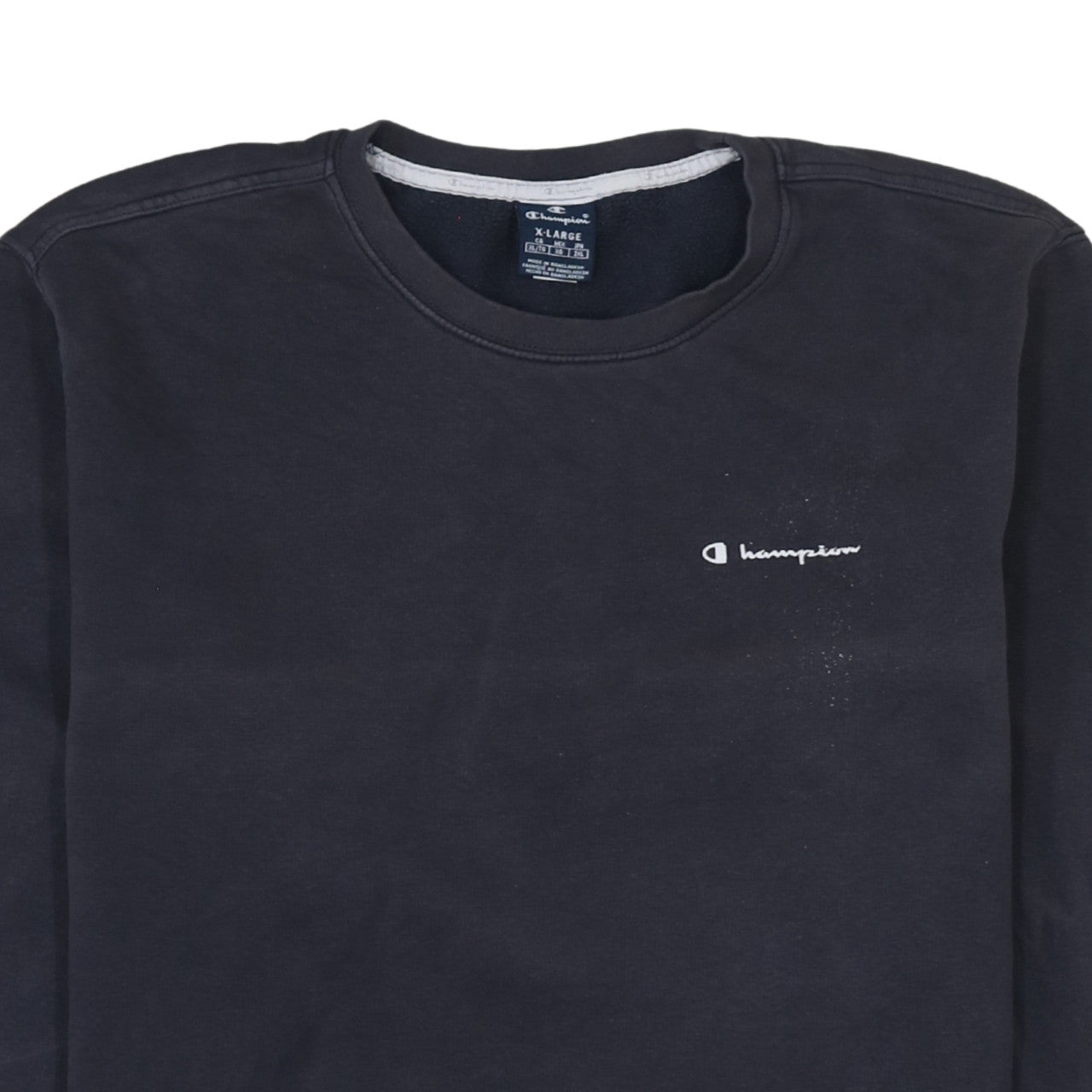 Champion Men's Black XL Pullover Crew Neck Sweatshirt