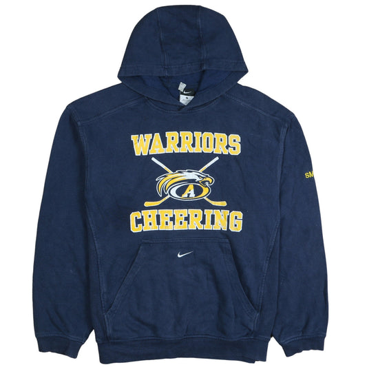 Nike Men's Blue Warriors Cheering Pullover Hoodie Size S
