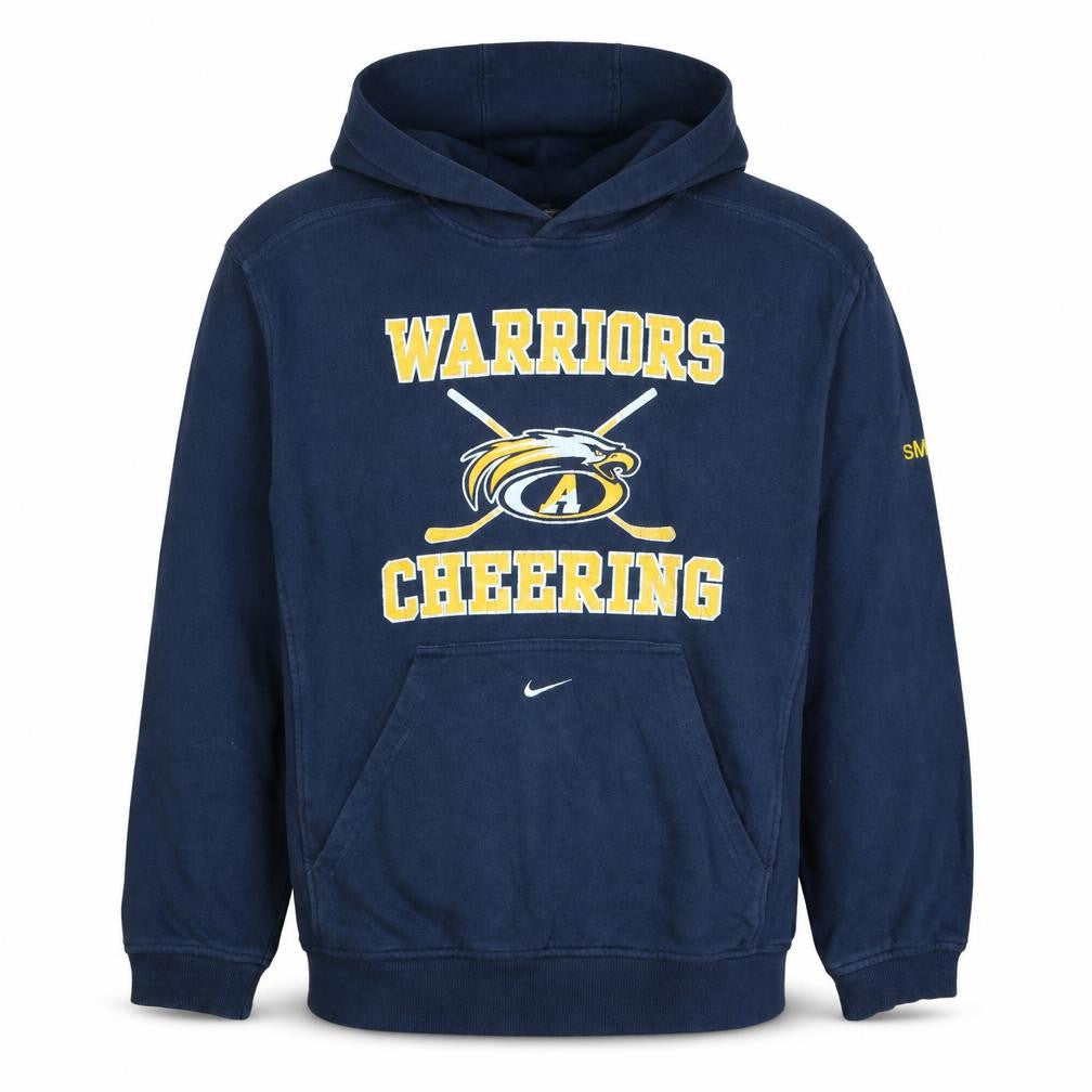 Nike Men's Blue Warriors Cheering Pullover Hoodie Size S
