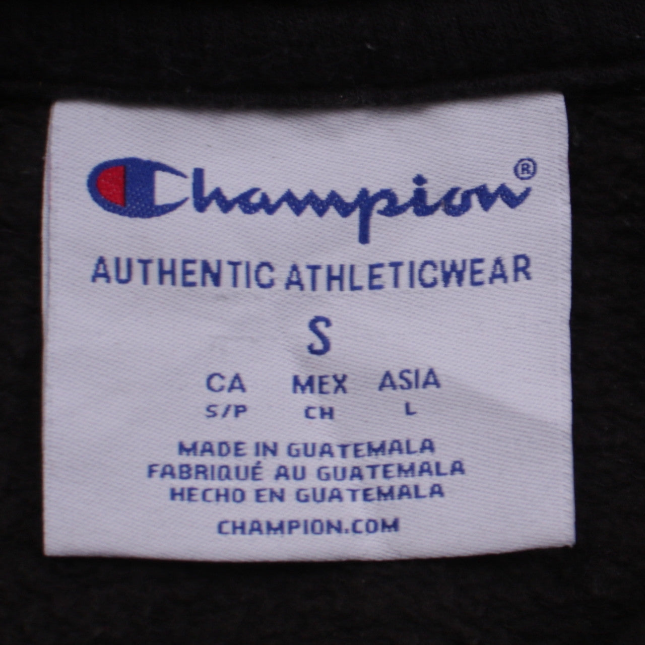 Champion Men’s Black Small Pullover Hoodie Georgian Court University