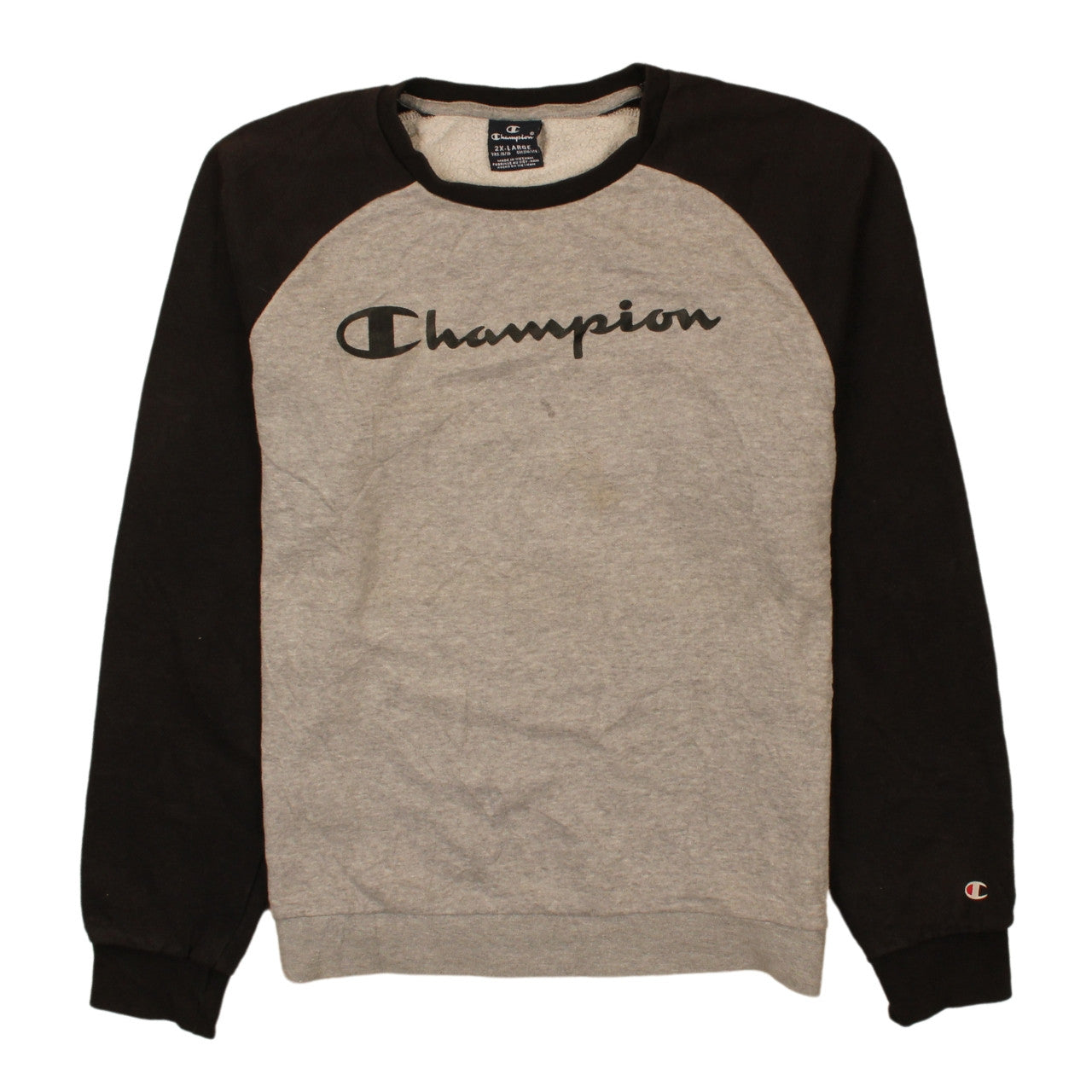 Champion Boys Grey & Black Pullover Sweatshirt 2XL 15/16 Years