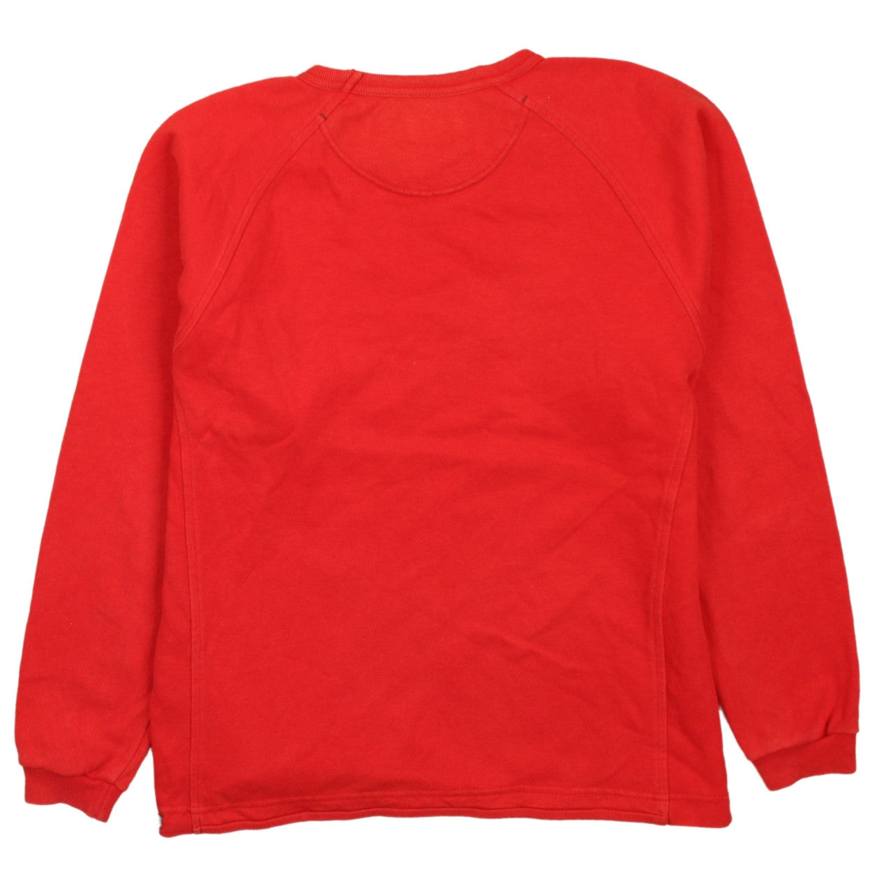 Champion Men's Red Crew Neck Pullover Sweatshirt S Regular Fit