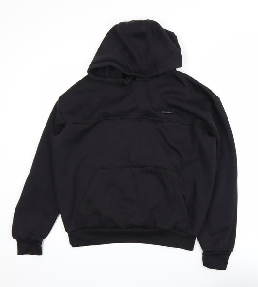 Slazenger Men's Black Pullover Hoodie Size M Fleece Sweatshirt