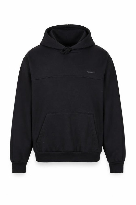 Slazenger Men's Black Pullover Hoodie Size M Fleece Sweatshirt