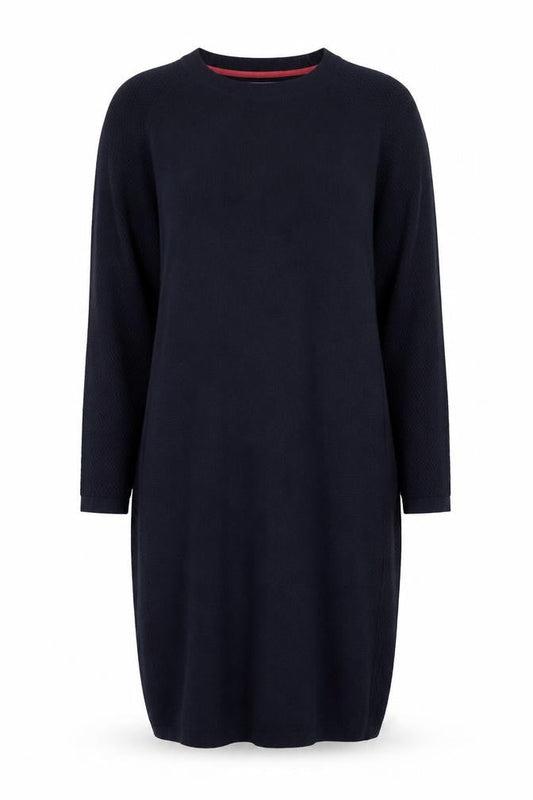 Paraphrase Women’s Black Wool Cotton Knit Jumper Dress Size 10