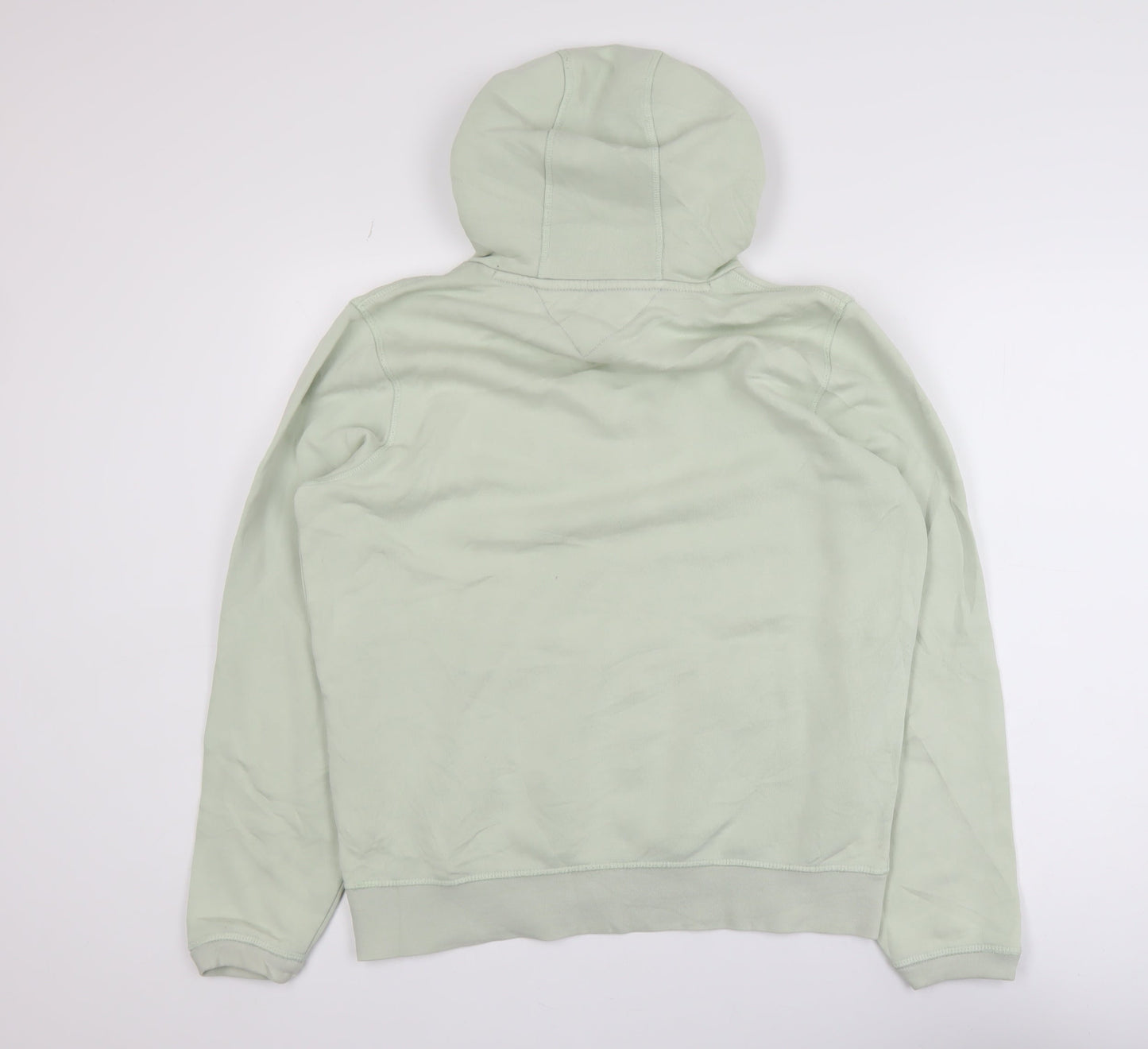 Tommy Hilfiger Men’s Green Pullover Hoodie M Regular Fit