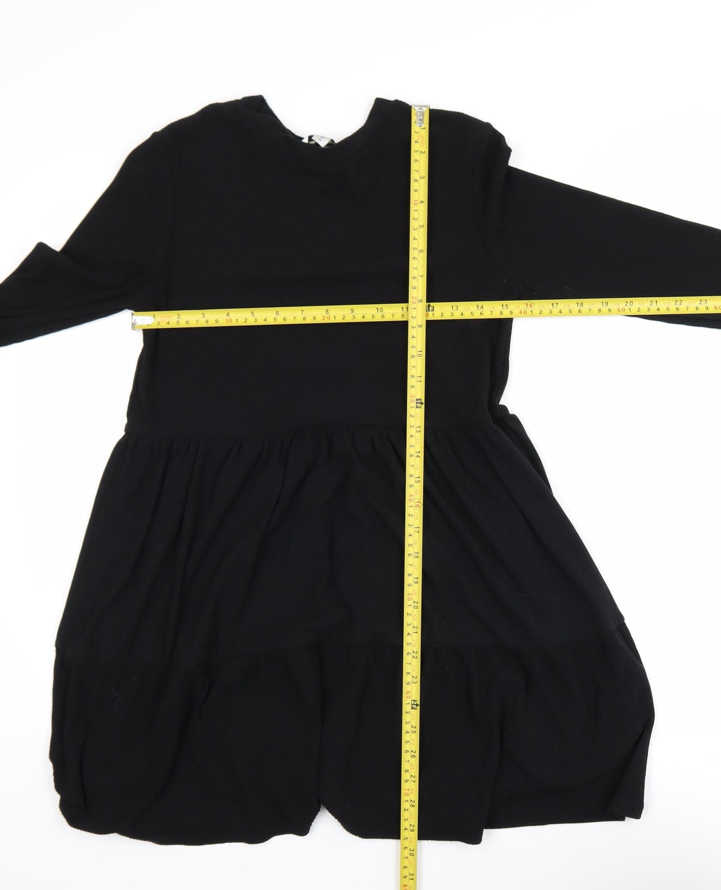 Miss Selfridge Women’s Black Long Sleeve Swing Dress Size 12