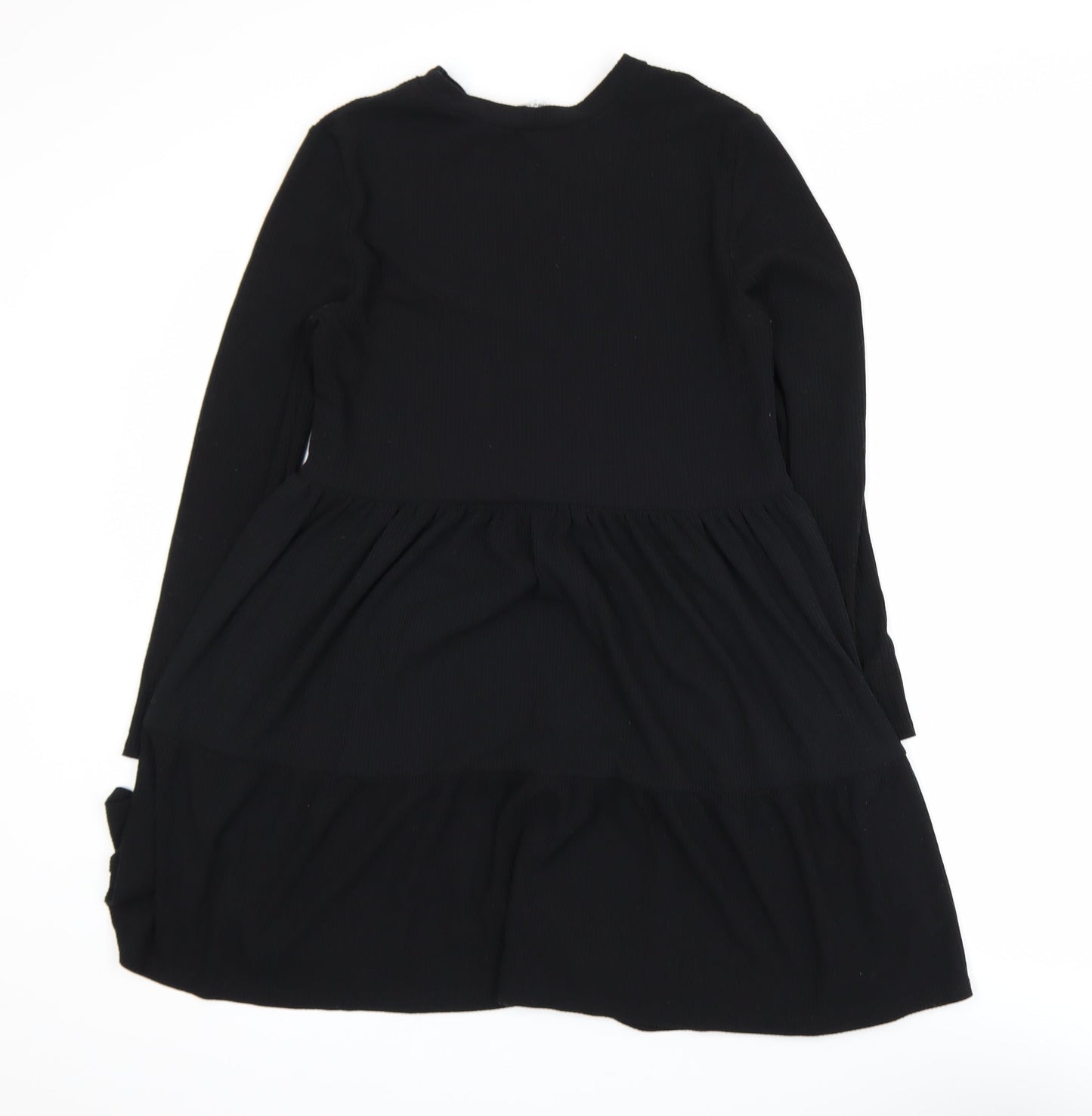 Miss Selfridge Women’s Black Long Sleeve Swing Dress Size 12