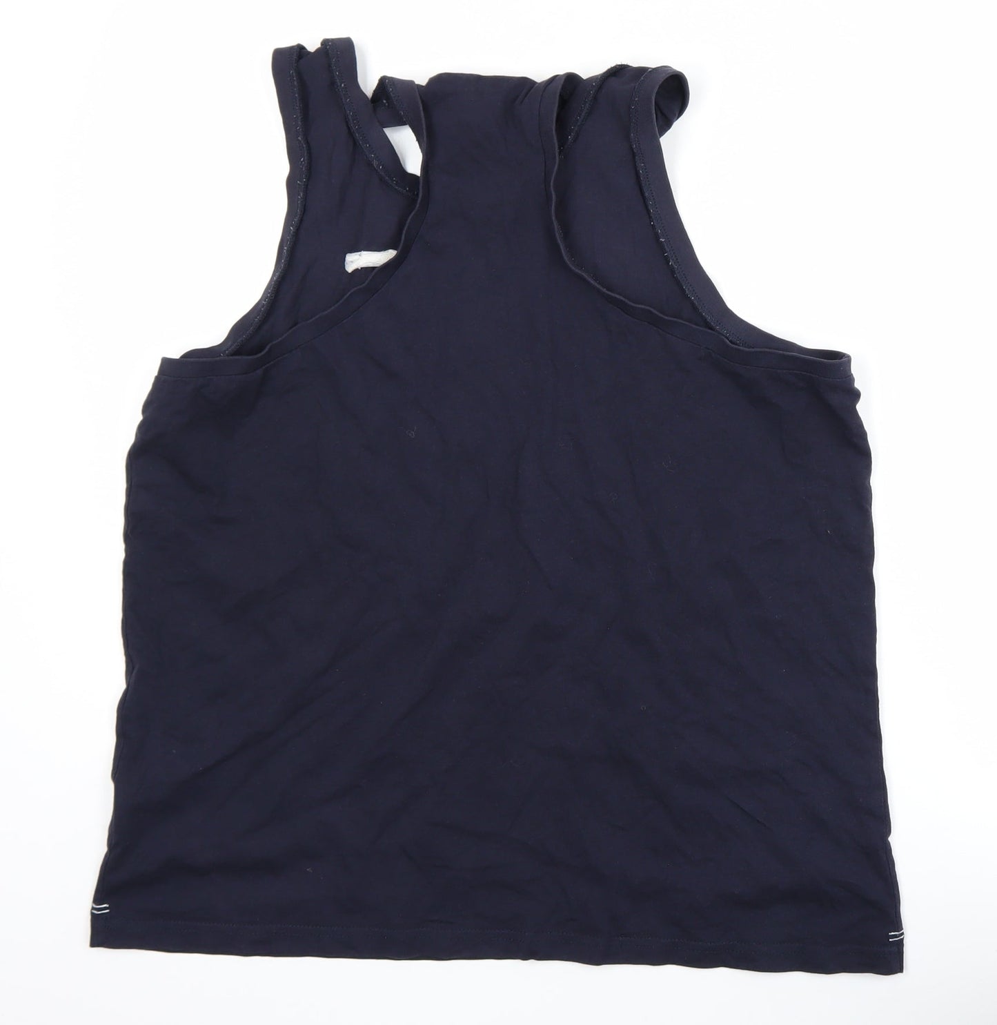 Slazenger Men's Blue Athletic Tank Top L Lightweight Cotton