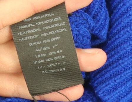 Friends Like These Women’s Blue Roll Neck Knit Jumper Size 20