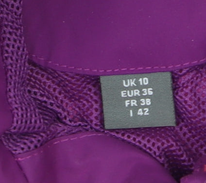 Regatta Womens Purple Waterproof Rain Coat Jacket Size 10