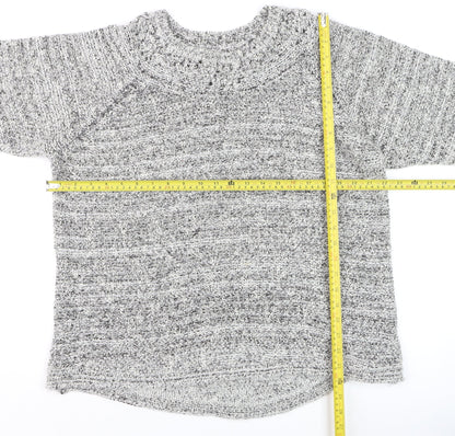 Marks & Spencer Women’s Grey Chunky Knit Pullover Jumper Size 22