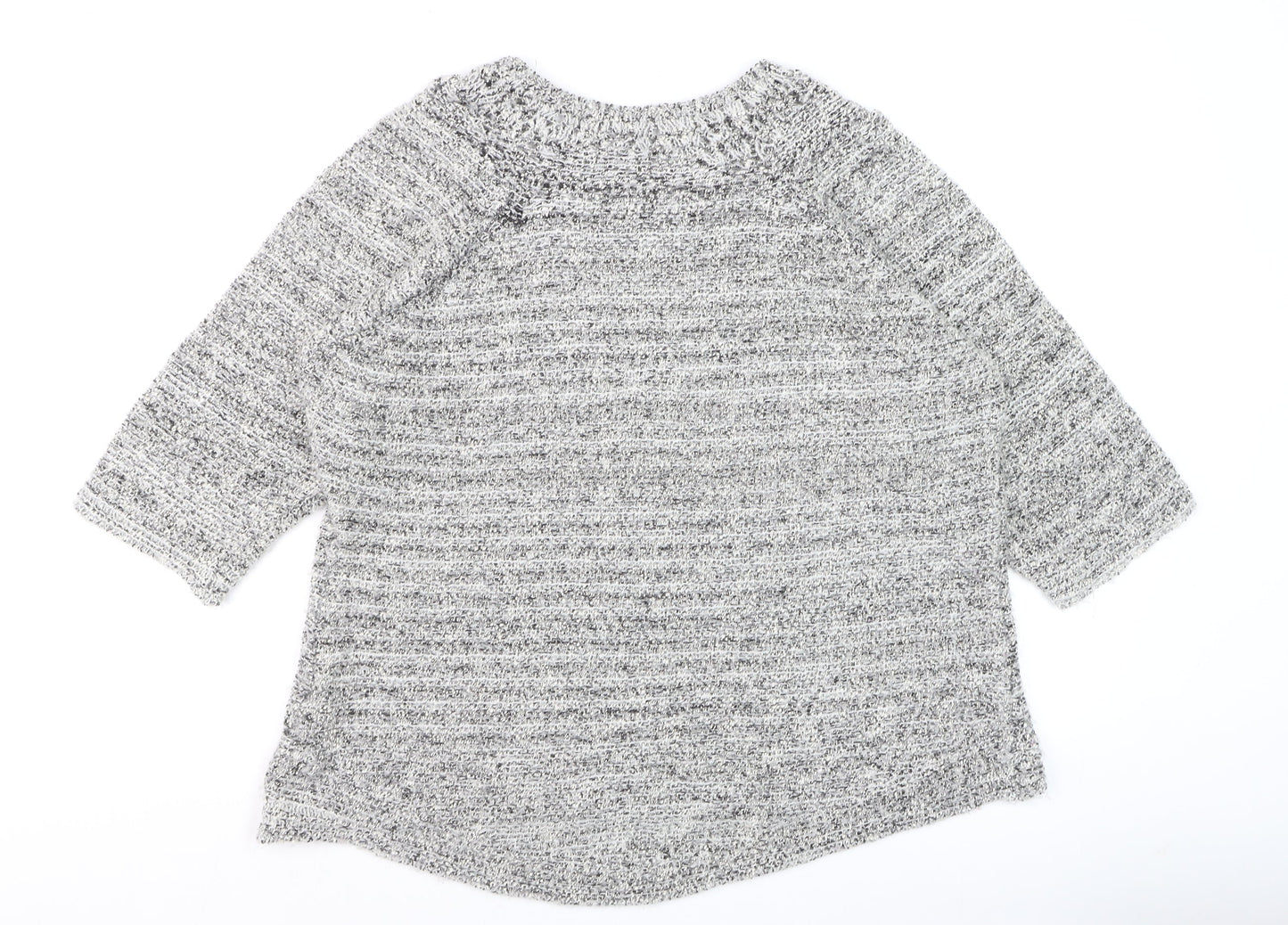 Marks and Spencer Women’s Grey Chunky Knit Pullover Jumper Size 22