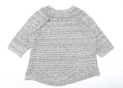 Marks & Spencer Women’s Grey Chunky Knit Pullover Jumper Size 22
