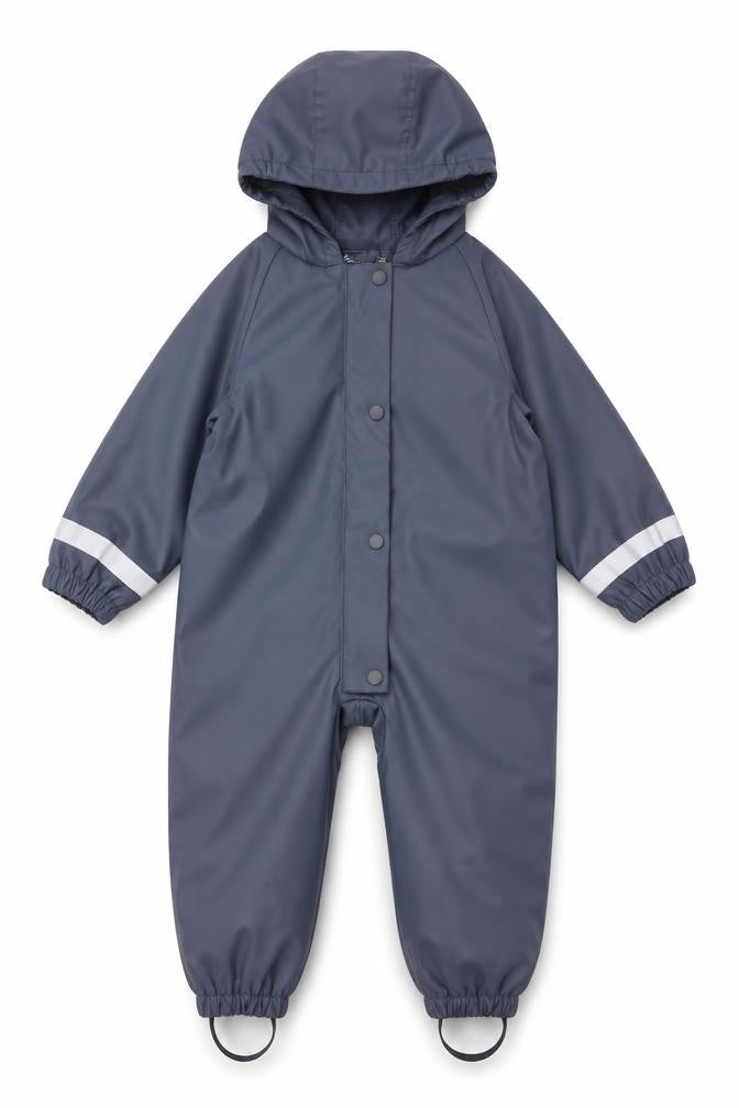 Marks & Spencer Boys Grey Hooded Shower Resistant Snowsuit 2-3 Years
