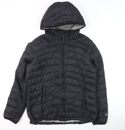 Peter Storm Womens Black Size 14 Hooded Puffer Jacket