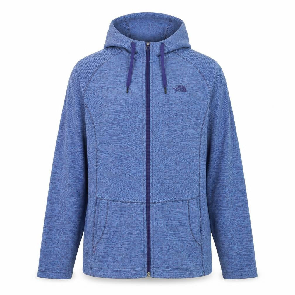 The North Face Men's Blue L Full Zip Hooded Activewear Jacket