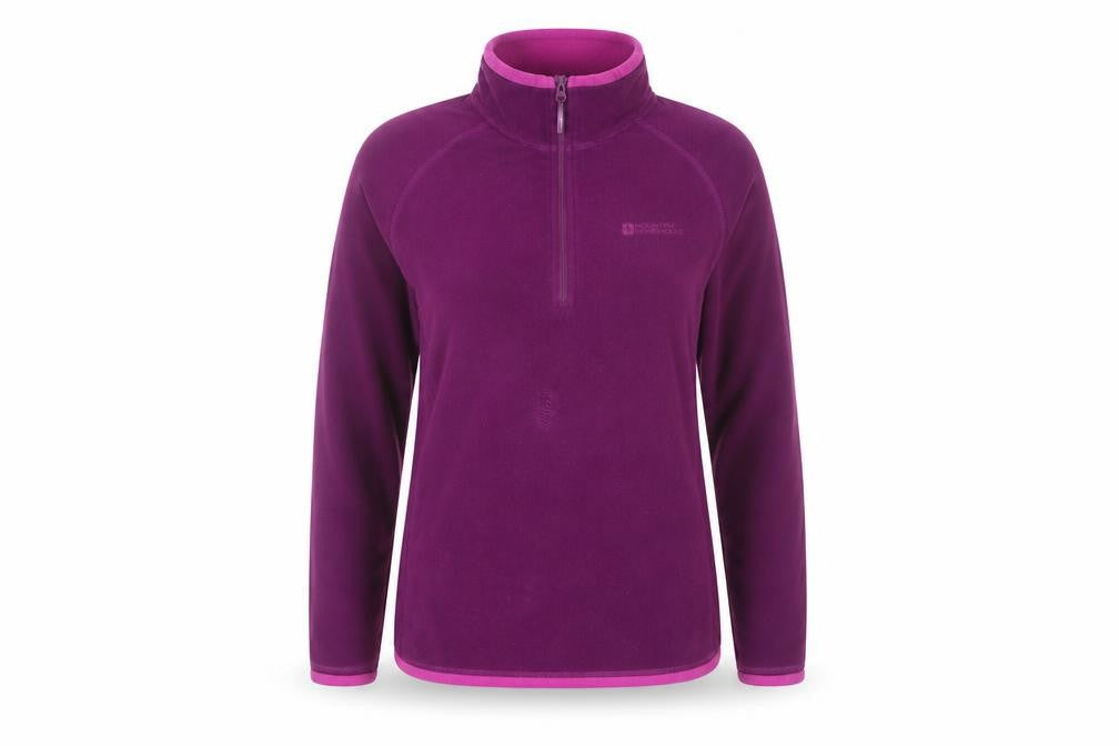 Mountain Warehouse Womens Purple Fleece Pullover Hoodie Size 14
