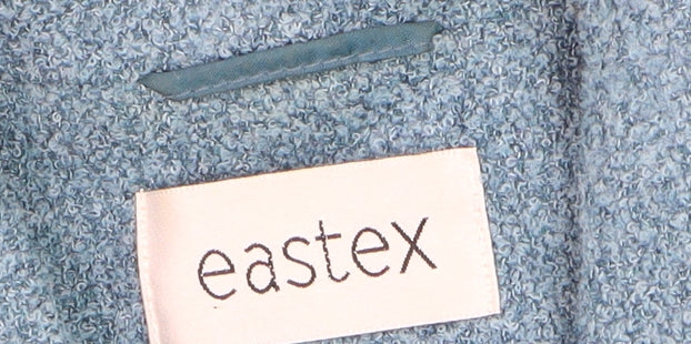 Eastex Womens Blue Wool Tweed Blazer Jacket Size 14